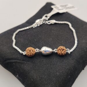 silver adjustable rakhi