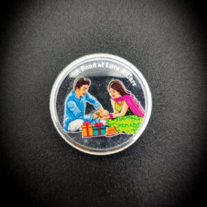 Raksha Bandhan Silver Coin as gift