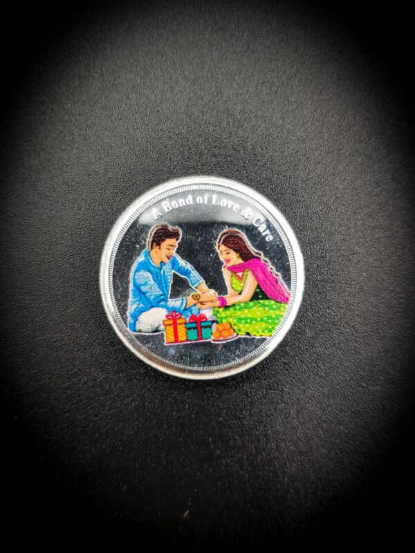 Raksha Bandhan Silver Coin as gift