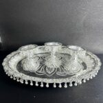 Silver puja plate
